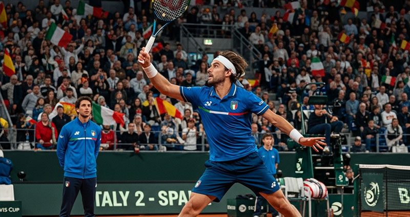 Италия — три Кубка Дэвиса подряд: Коболли вытащил, Берреттини добил Испанию