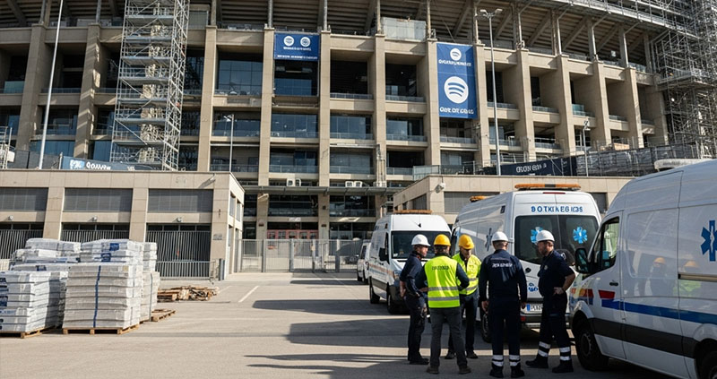 Проверка на туберкулез в «Барселоне» перед матчем Лиги чемпионов.