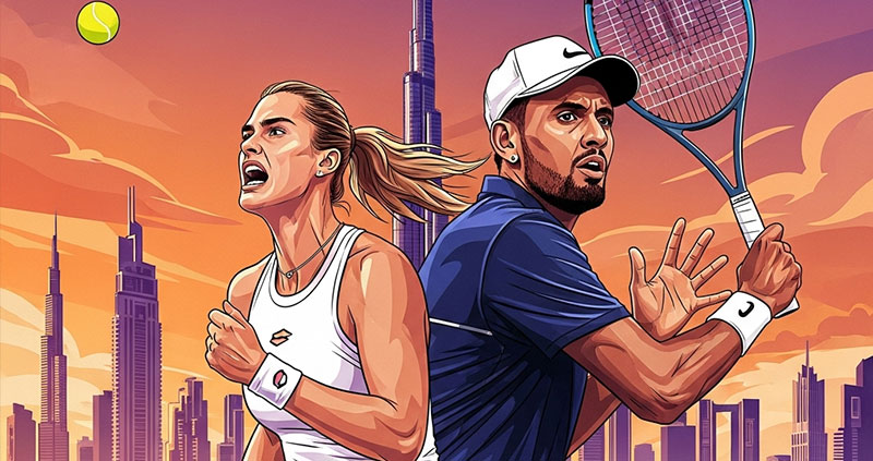 «Сабаленка» против Киргиоса: «Битва полов» в Дубае 28 декабря