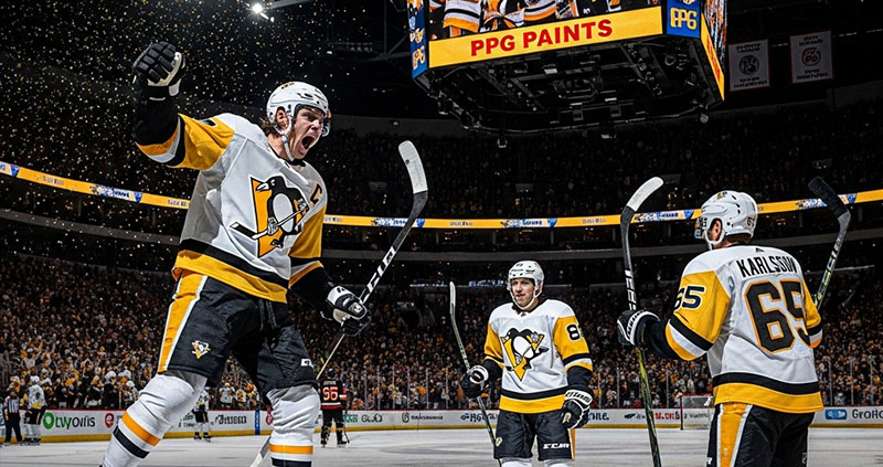 «Питтсбург» с разгону: Малкин блещет, Кросби стабилен, Карлссон ведет защиту