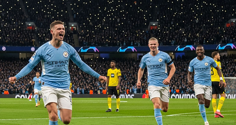 "«Боруссия» разгромлена: «Манчестер Сити» одержал победу 4:1"