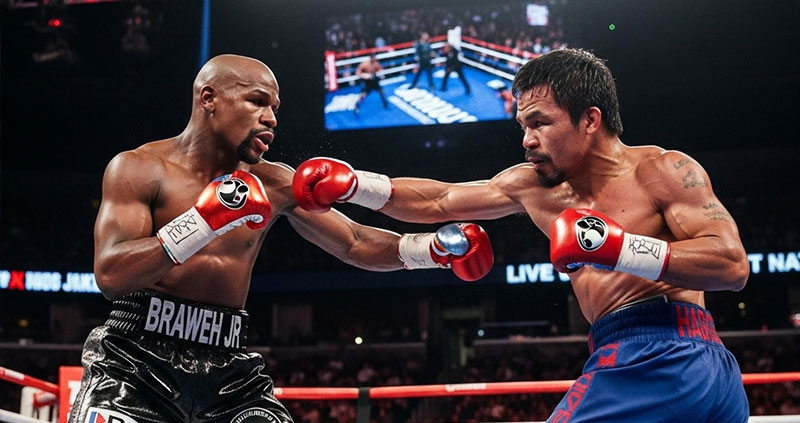 "«Мейвезер» планирует громкий камбэк: переговоры с «Пакьяо» и шоу с «Тайсоном»."