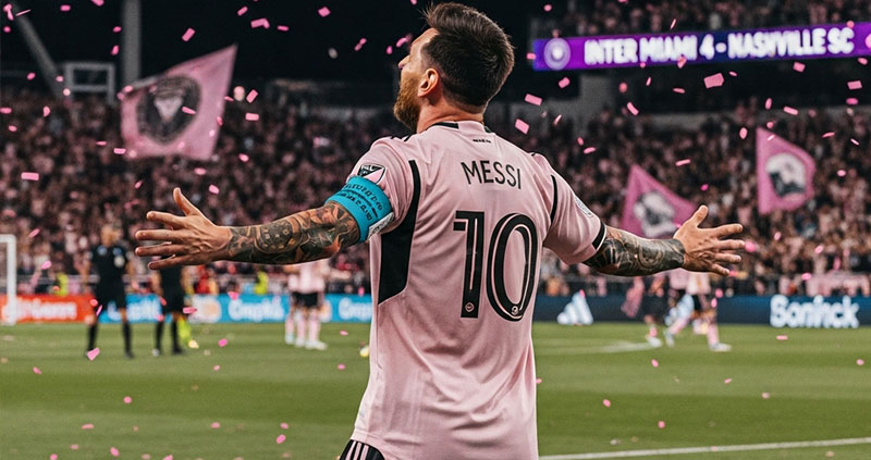 «Интер Майами» разгромил «Нэшвилл» 4:0, Месси блеснул в полуфинале Востока