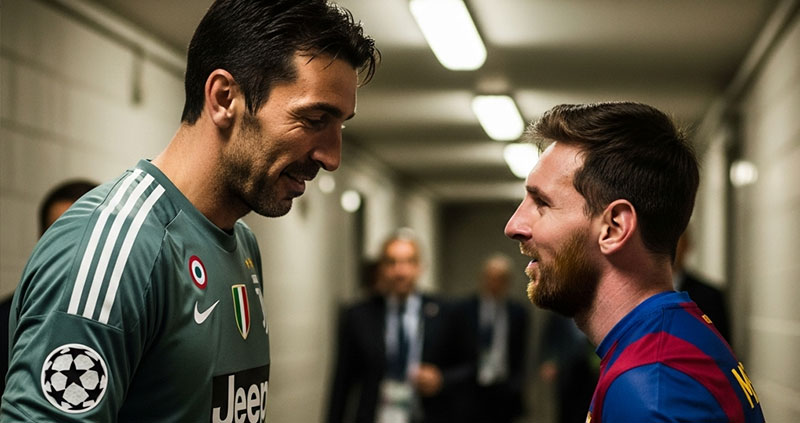 Буффон: Месси сам попросил майку в перерыве финала Лиги чемпионов