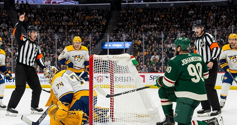 Судьи засчитали гол без ворот, «Миннесота» победила «Нэшвилл» в овертайме