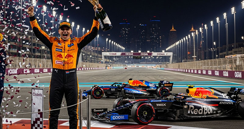 Пиастри выиграл спринт Катара, Норрис отразил атаку Ферстаппена и сохранил лидерство