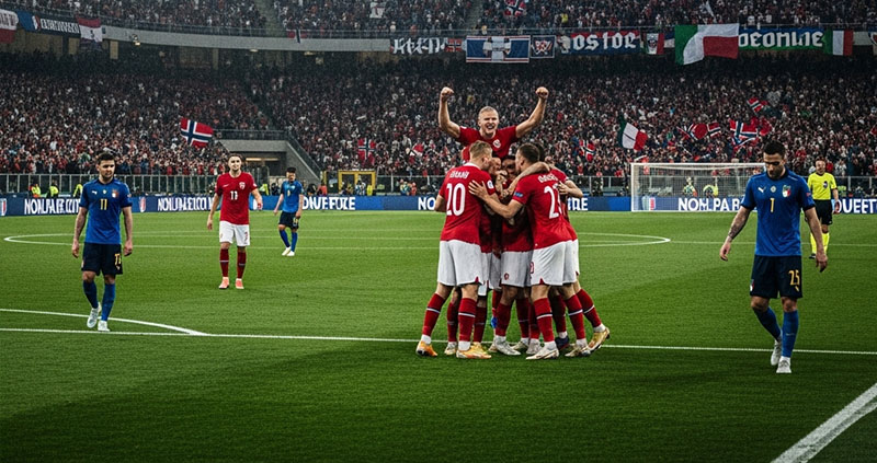 «Норвегия» пробилась на ЧМ через 26 лет: разгромила Италию 4:1