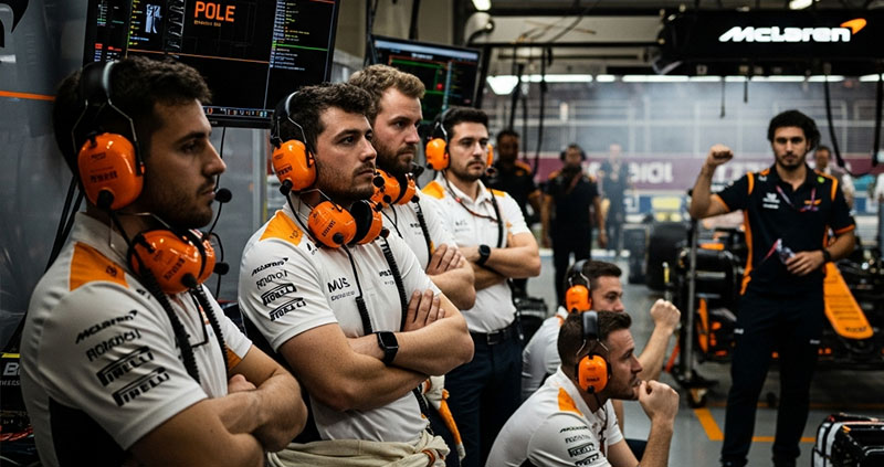 Не скрывают? Фанаты недовольны реакцией Макларена на поул Пиастри в спринте Катара