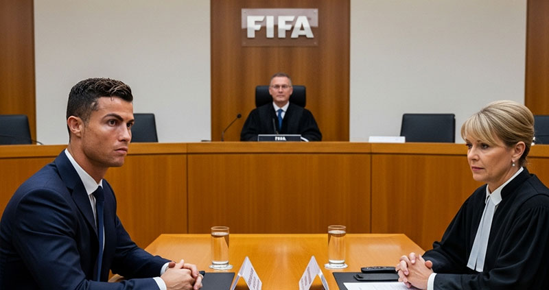 ФИФА смягчила наказание Роналду: три матча, два — условно на год