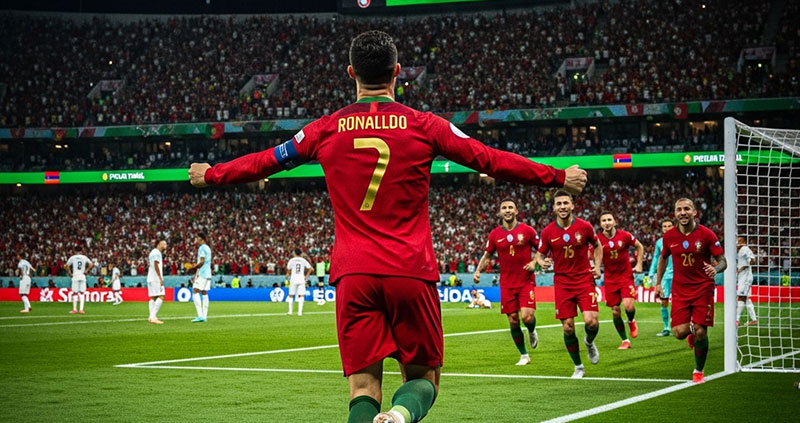 «Португалия» едет на мундиаль: Роналду за рекордный шестой разРоналду едет на мундиаль с «Португалией» за шестой рекордный раз«Португалия» на чемпионате мира: Роналду за рекордный шестой раз