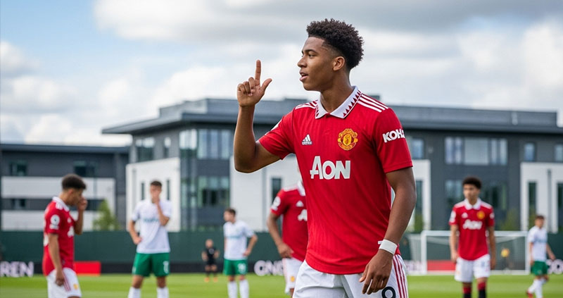 17‑летний талант МЮ оформил хет‑трик Ливерпулю и спародировал празднование Исака