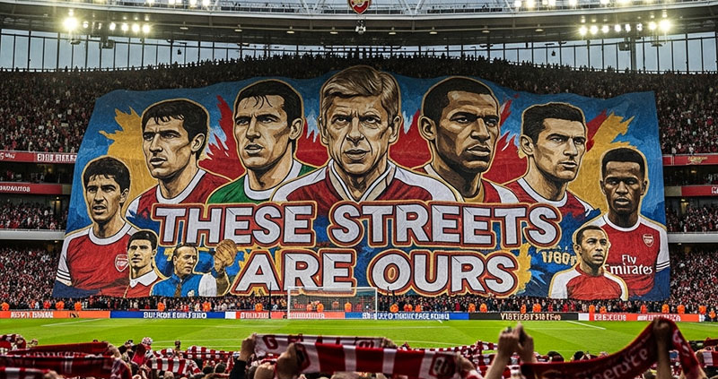 Эти улицы — наши: как болельщики Арсенала создали легендарный тифо на дерби