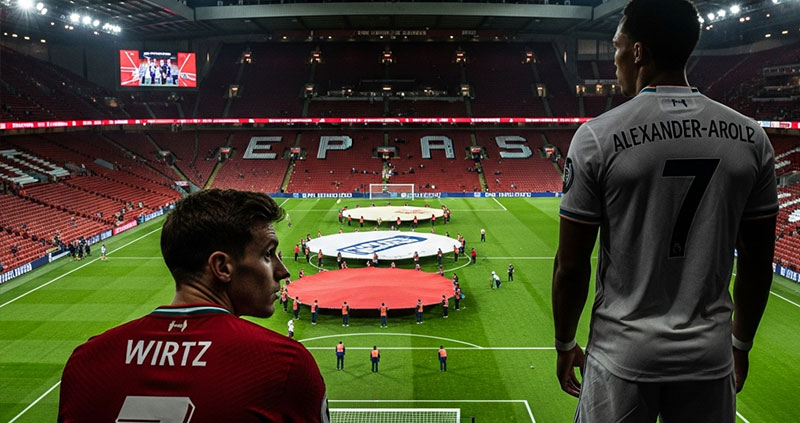 Перед матчем «Реал» претендует на Вирца из «Ливерпуля».