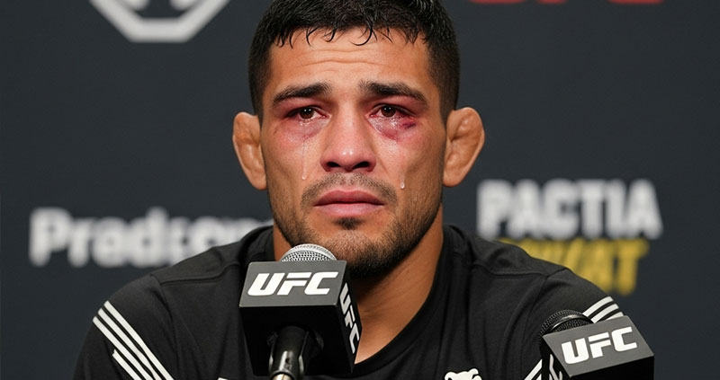 Боец ЮФС расплакался после победы из-за отсутствия бонуса