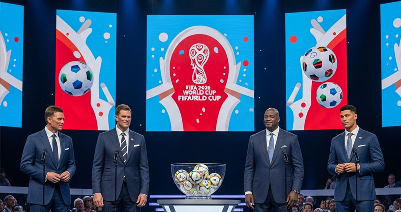 Брэди, Гретцки, Шакил О'Нил и Джадж станут ведущими жеребьёвки ЧМ-2026 в Вашингтоне