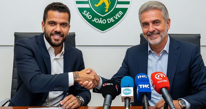 Дани Алвес стал совладельцем португальского клуба из третьего дивизиона