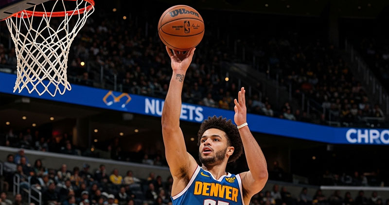 52 очка и 10 дальних! Джамал Мюррей устроил шоу, а Денвер разгромил Индиану