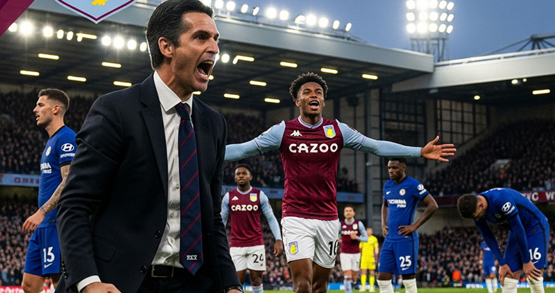 Астон Вилла перевернула матч за 30 минут: дубль Уоткинса и разгром Челси