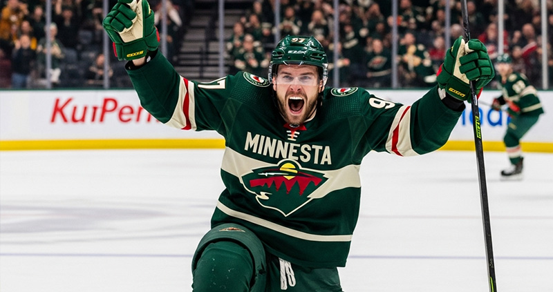 Капризов забивает третий гол в овертайме, приближаясь к рекорду Миннесоты