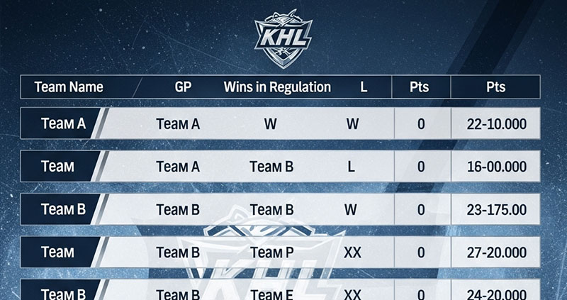 Без дополнительных очков: таблица НХЛ только за основное время