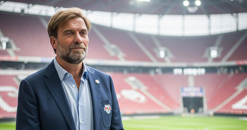 Юрген Клопп в форме Ред Булл.