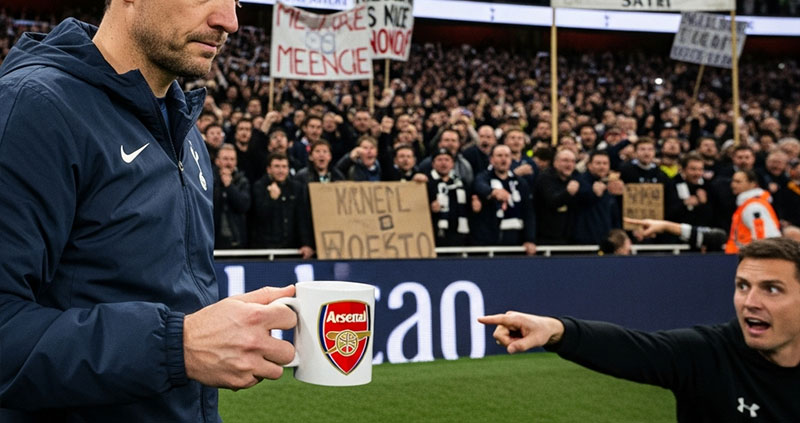 Болельщики Тоттенхэма требуют увольнения Томаса Франка после поражения 2:3 от Борнмута и из‑за кружки Арсенала