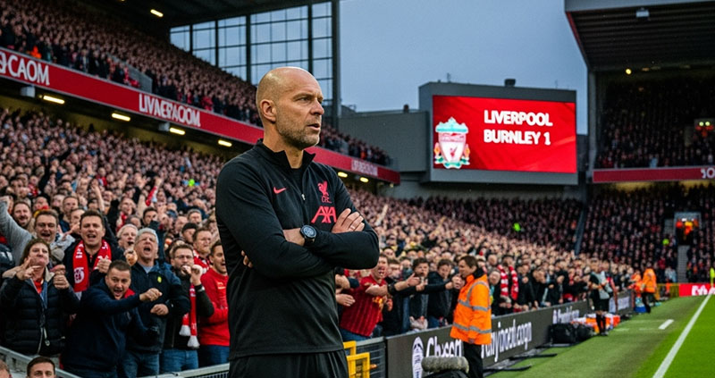 Ливерпуль уступил Бернли на Энфилде.