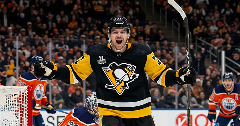 Малкин забил, Питтсбург разгромил Эдмонтон со счётом 6:2
