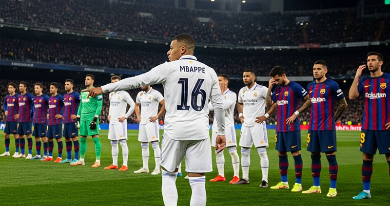 Футбольный скандал: Мбаппе обвиняют в нарушении традиции коридора почёта для Барселоны