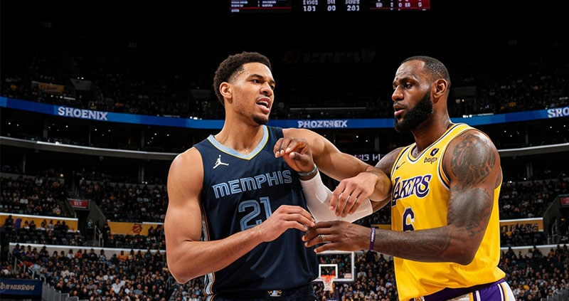 Джеймс вышел в концовку, Брукс — на себя: Лейкерс вырвали триллер у Санз в Финиксе