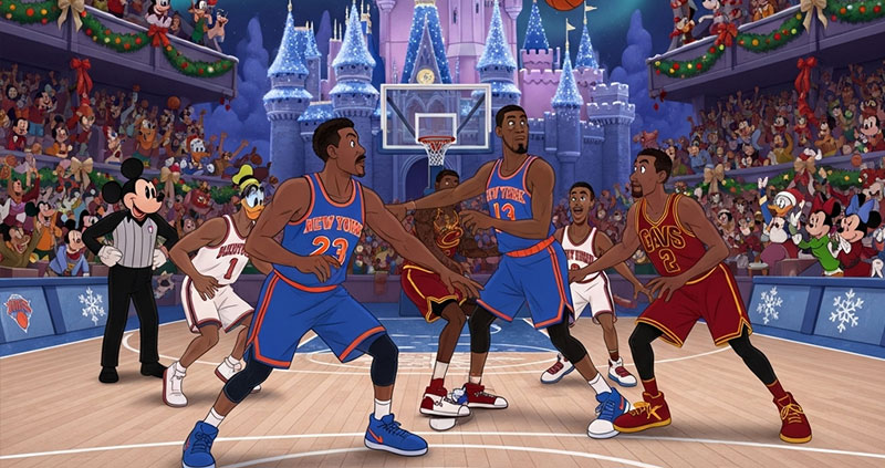 Дисней и ЭСПН снова покажут рождественский матч НБА в формате мультфильма