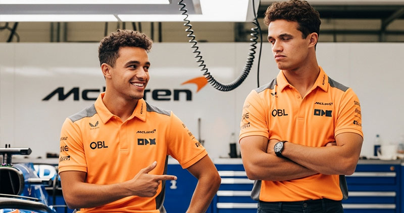 Пиастри намекнул Макларену и Норрису на скандал в Лас‑Вегасе