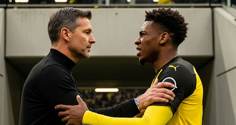 Боруссия оштрафует Карима Адееми за демарш при замене: Кель остановил у тоннеля