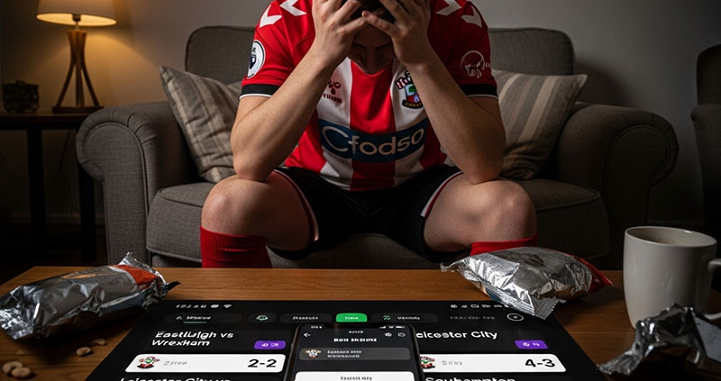 Поставил 5 фунтов на два камбэка и мог сорвать 13 тысяч — фанат Саутгемптона сдался за мгновение до чуда