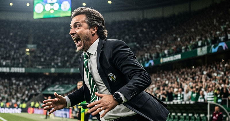 Руй Боржеш из Спортинга: от любительских лиг до победы над ПСЖ и выхода в топ-8 ЛЧ