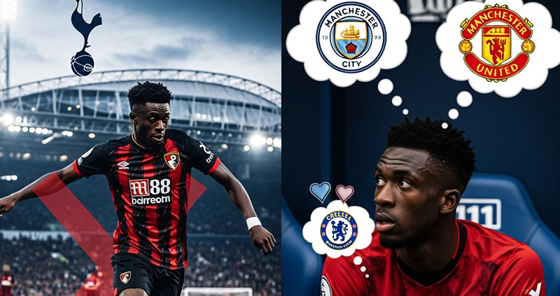 Охота за Семеньо: отказ Тоттенхэму, интерес Сити и Юнайтед, но сердце — Челси