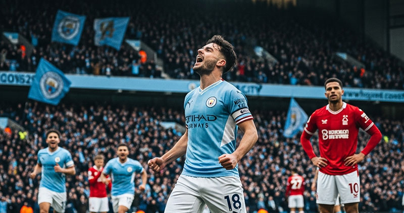 Шерки рвет Ноттингем Форест: Сити вырывается вперед 2:1 и снова лидер АПЛ