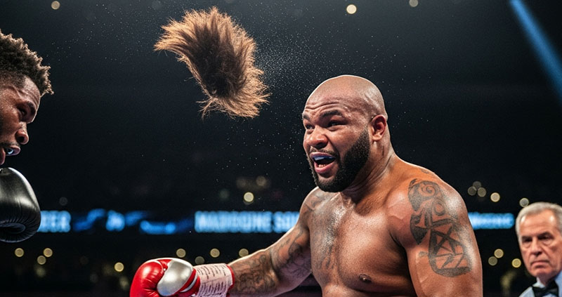 Ибе сорвал парик Миллера, но Биг Бейби все равно победил раздельным решением