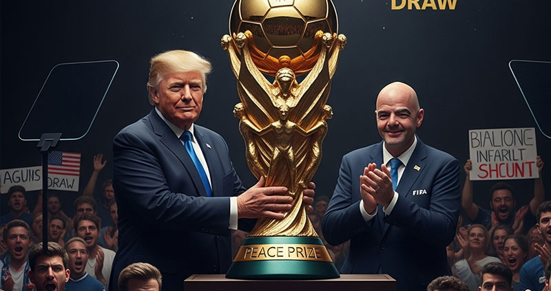 ФИФА наградила Трампа Премией мира перед жеребьёвкой ЧМ‑2026 — реакция болельщиков