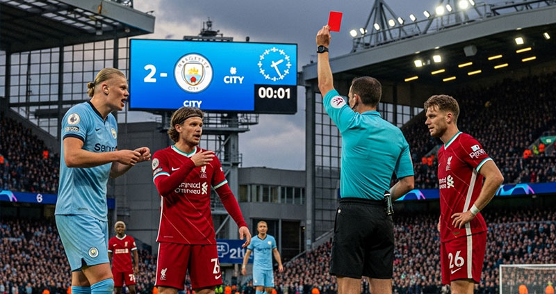 Просто засчитайте гол: Холанд недоволен отменой мяча Шерки и красной Собослаи