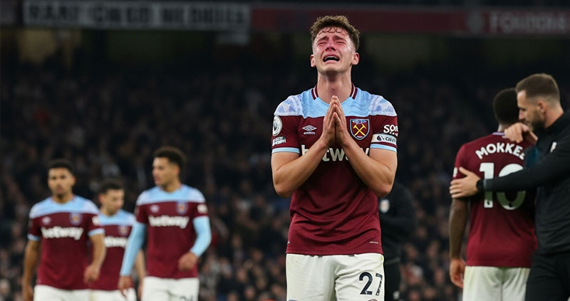 Слезы на Лондон Стэдиум: юный защитник Вест Хэма извинился за роковую ошибку в матче с Фулхэмом