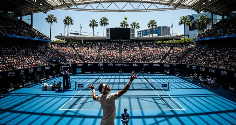 Australian Open изменил расписание из-за жары: игры начнутся раньше, а один матч пройдёт под крышей.