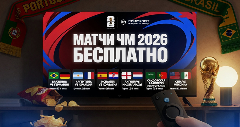 где смотреть матчи чемпионата мира 2026