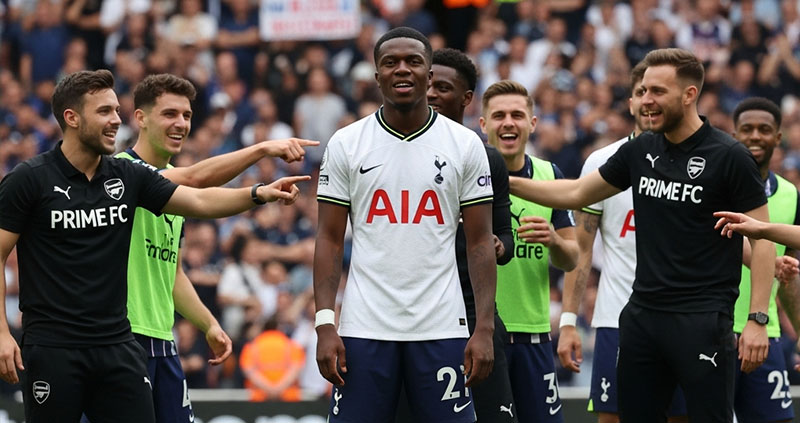 Кей-Эс-Ай проиграл спор Марку Голдбриджу и надел майку Тоттенхэма — в лиге блогеров вспыхнула заварушка