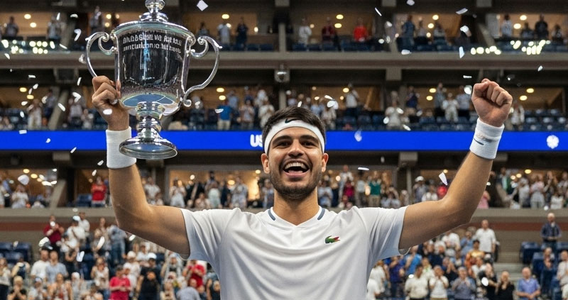 Алькарас выиграл US Open и вернул звание первой ракетки мира.