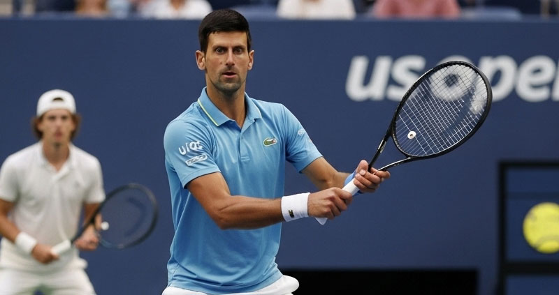 Джокович разгромил Фрица в четвертьфинале US Open