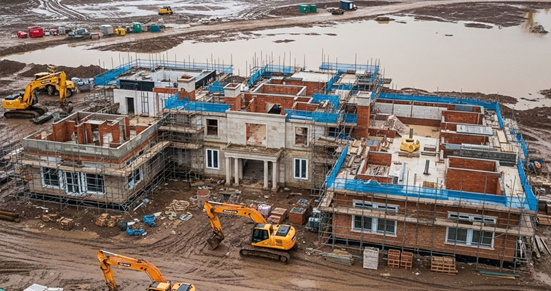 Маркус Рашфорд столкнулся с долгостроем при постройке загородного дома.
