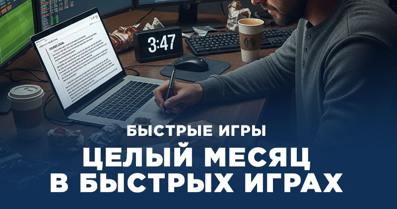Месяц быстрых ставок: дневник беттора