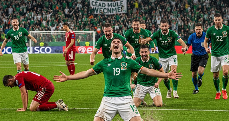 «Ирландия» заработала путёвку в стыках на 96-й минуте