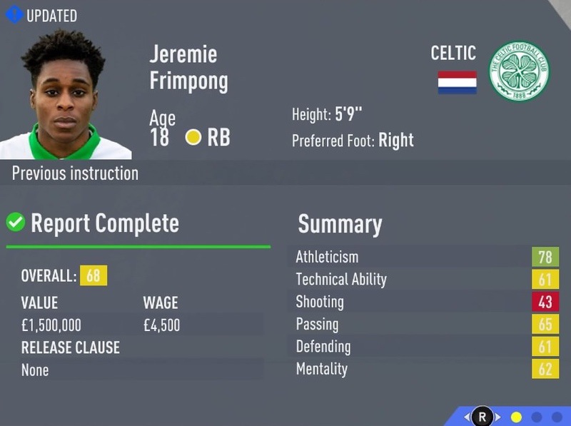 Jeremie Frimpong FIFA20